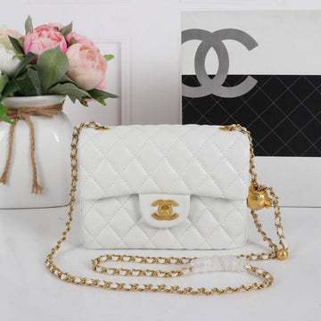 Makersluxe - Classic Mini Flap Bag White