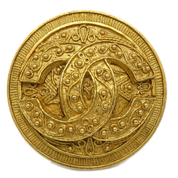 Chanel 1994 Filigree Brooch Pin Gold