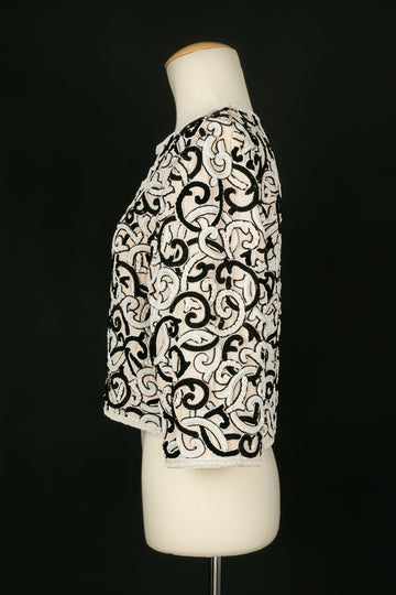 Veste brodée Louis Feraud Haute Couture