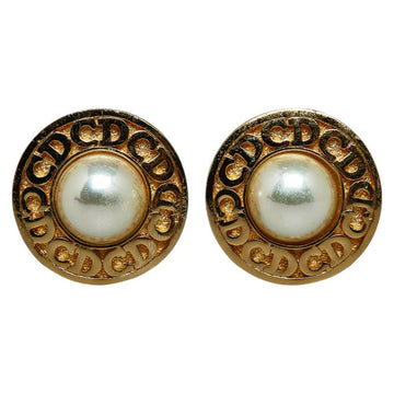 Dior CD Logo Round Earring G   Dior