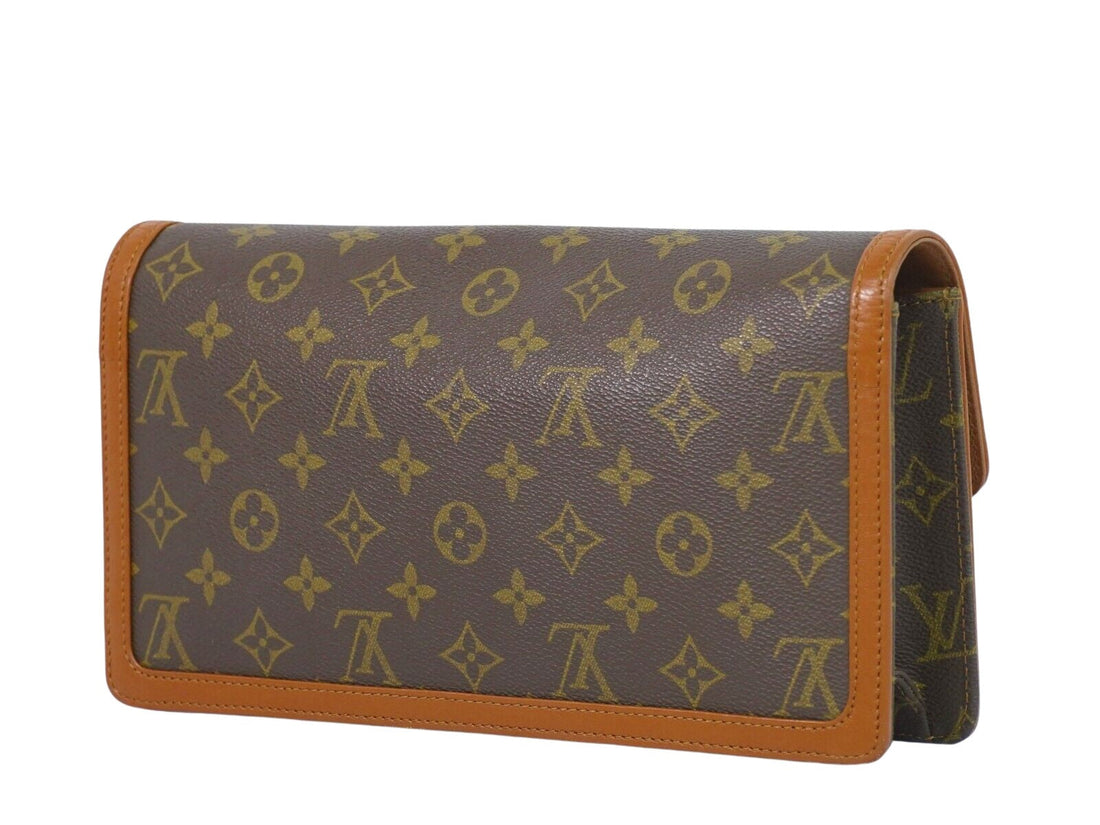 Louis Vuitton Pochette Dame  Canvas Clutch Bag ()