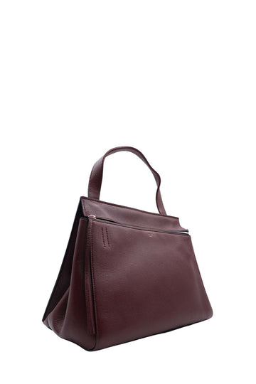 Medium Edge Bag Plum Red