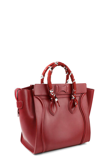 Mini Luggage Red with Handle Wraps