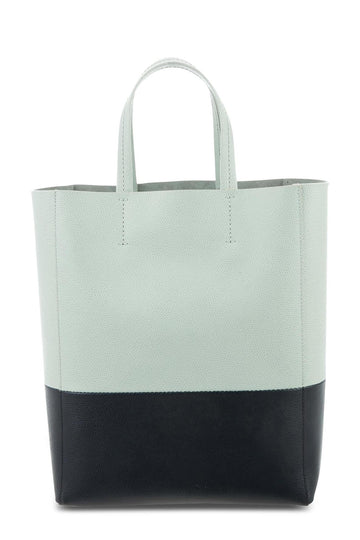 Small Vertical Cabas Tote Mint Evergreen