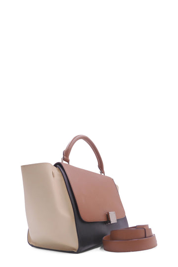 Trapeze Small Brown Beige Black
