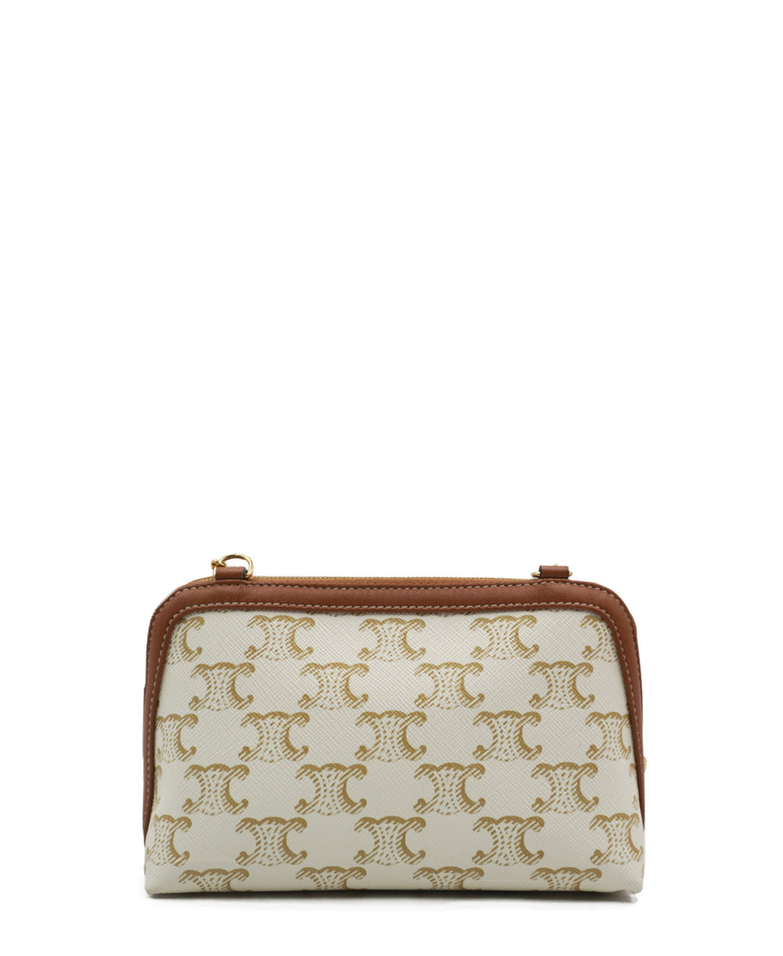 Triomphe Clutch Chain Tan, Multicolor