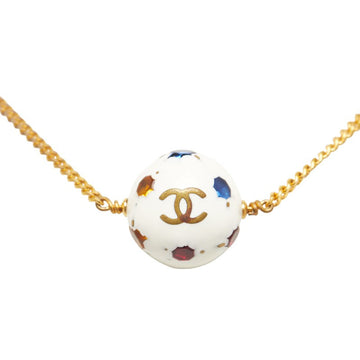 Chanel Collar Collar Gold Multicolor Lady Collar