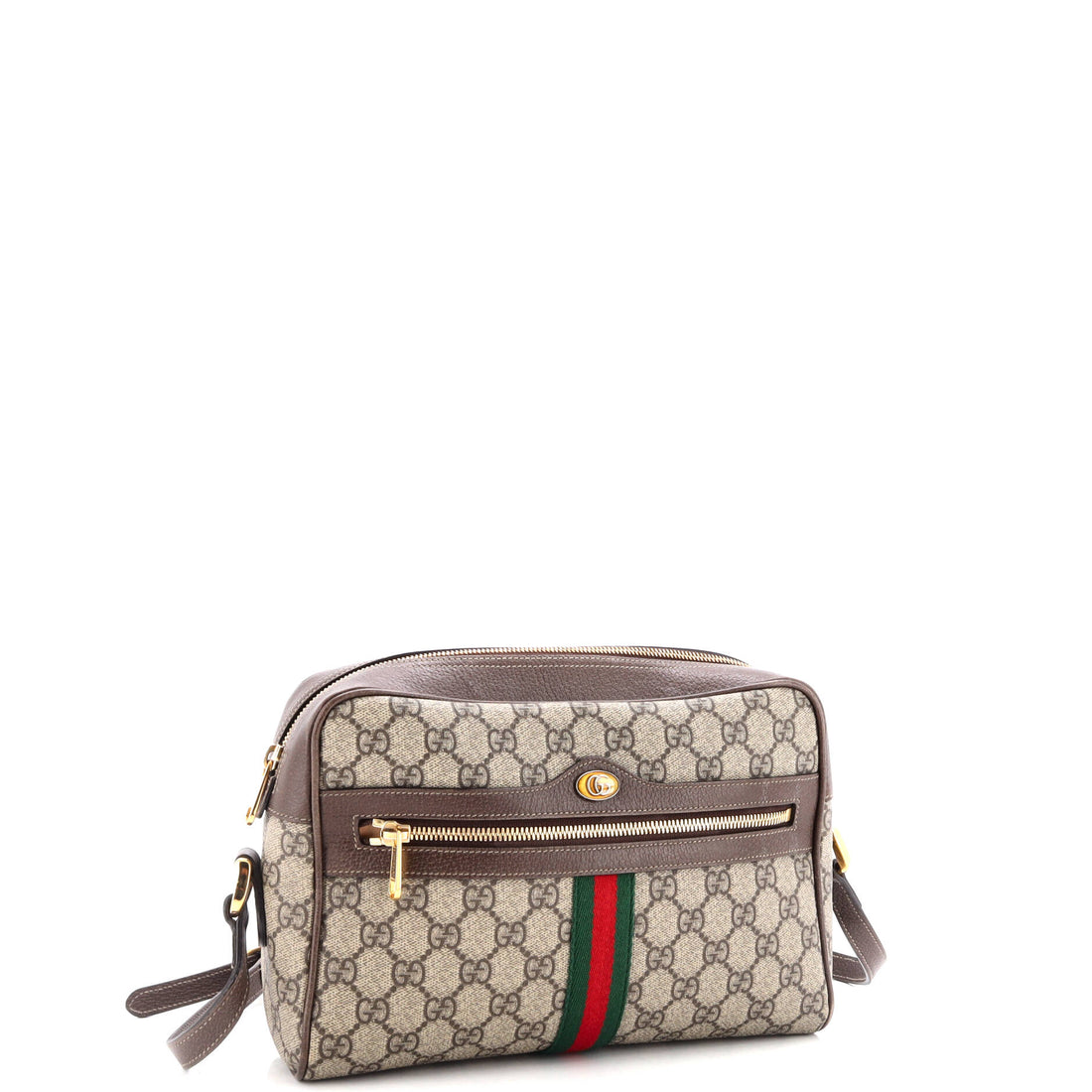 Ophidia Shoulder Bag GG Coated Canvas Small