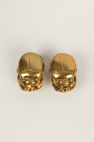Boucles d'oreilles "Scarabée" Chanel