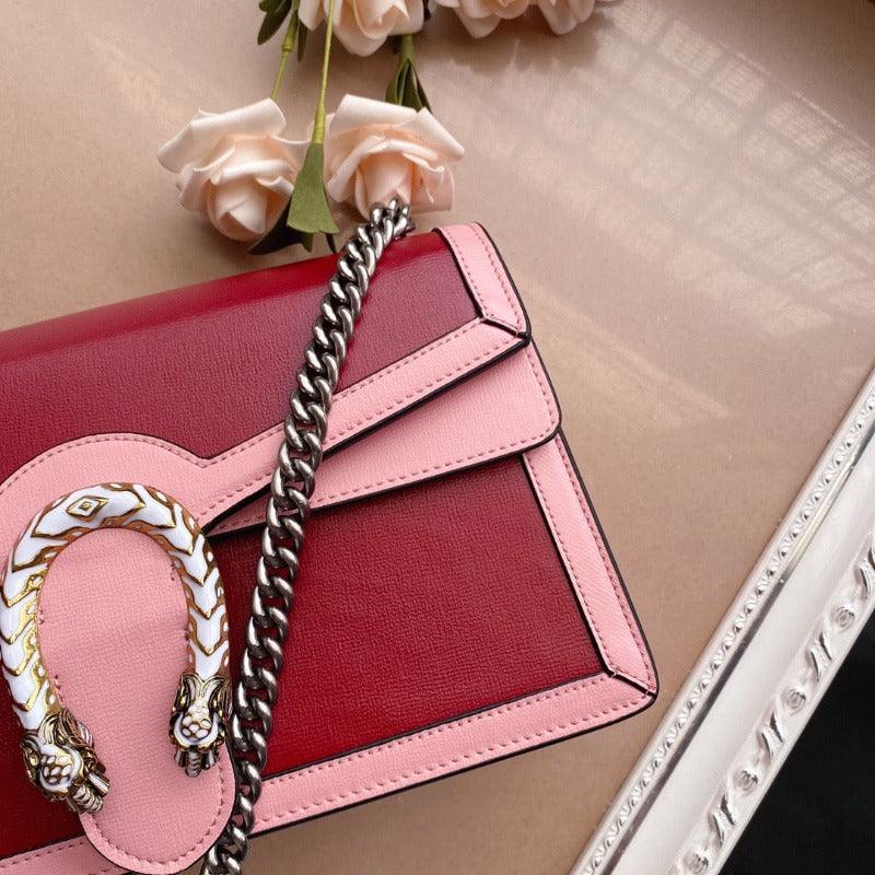 Makersluxe - Dionysus Shoulder Bag Red/Pink