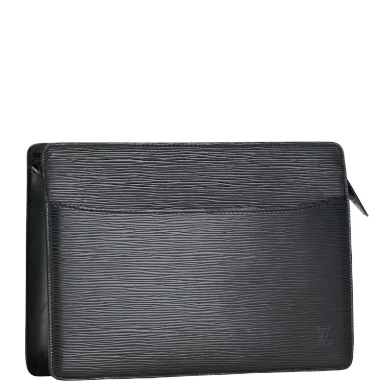 Louis Vuitton Epi Pochette Om Second Clutch Bag M52522 Noir Black Leather  Louis Vuitton