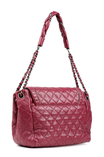 Istanbul Accordion Flap Bag Raspberry