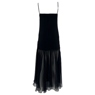 Pre owned Chanel Maxi Silk Designer Dress