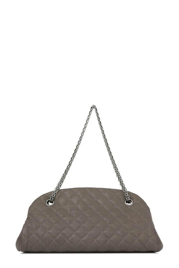 Medium Mademoiselle with Ruthenium Hardware Olive Brown