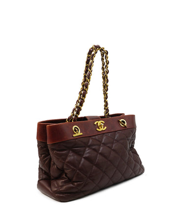 Quilted Soft Elegance Tote Red