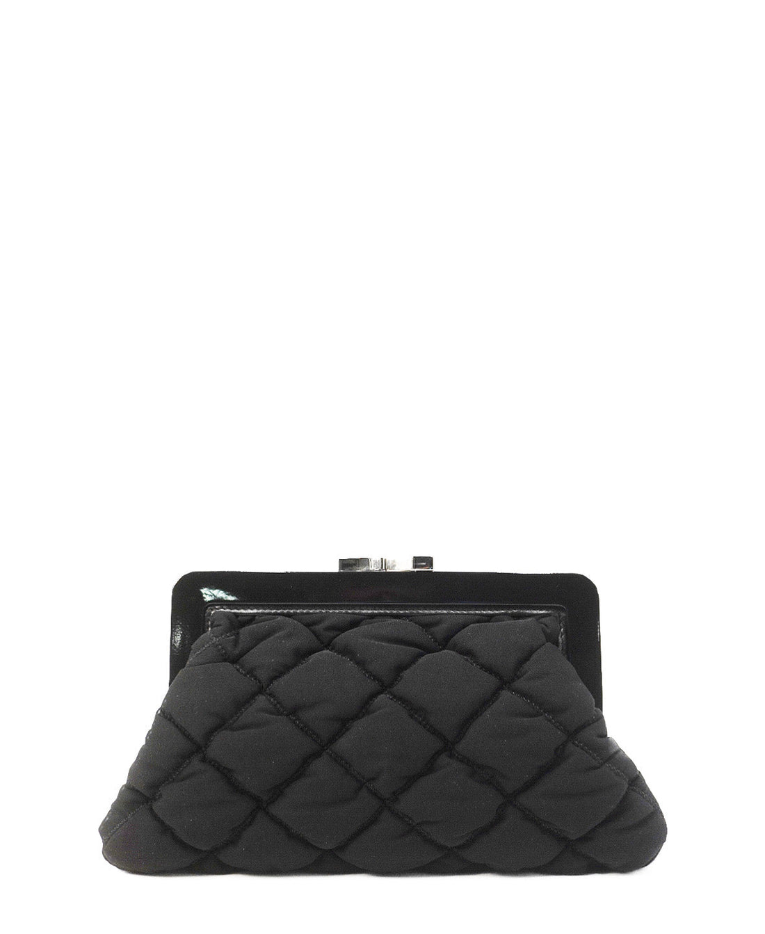 Vintage Fabric Clutch Black