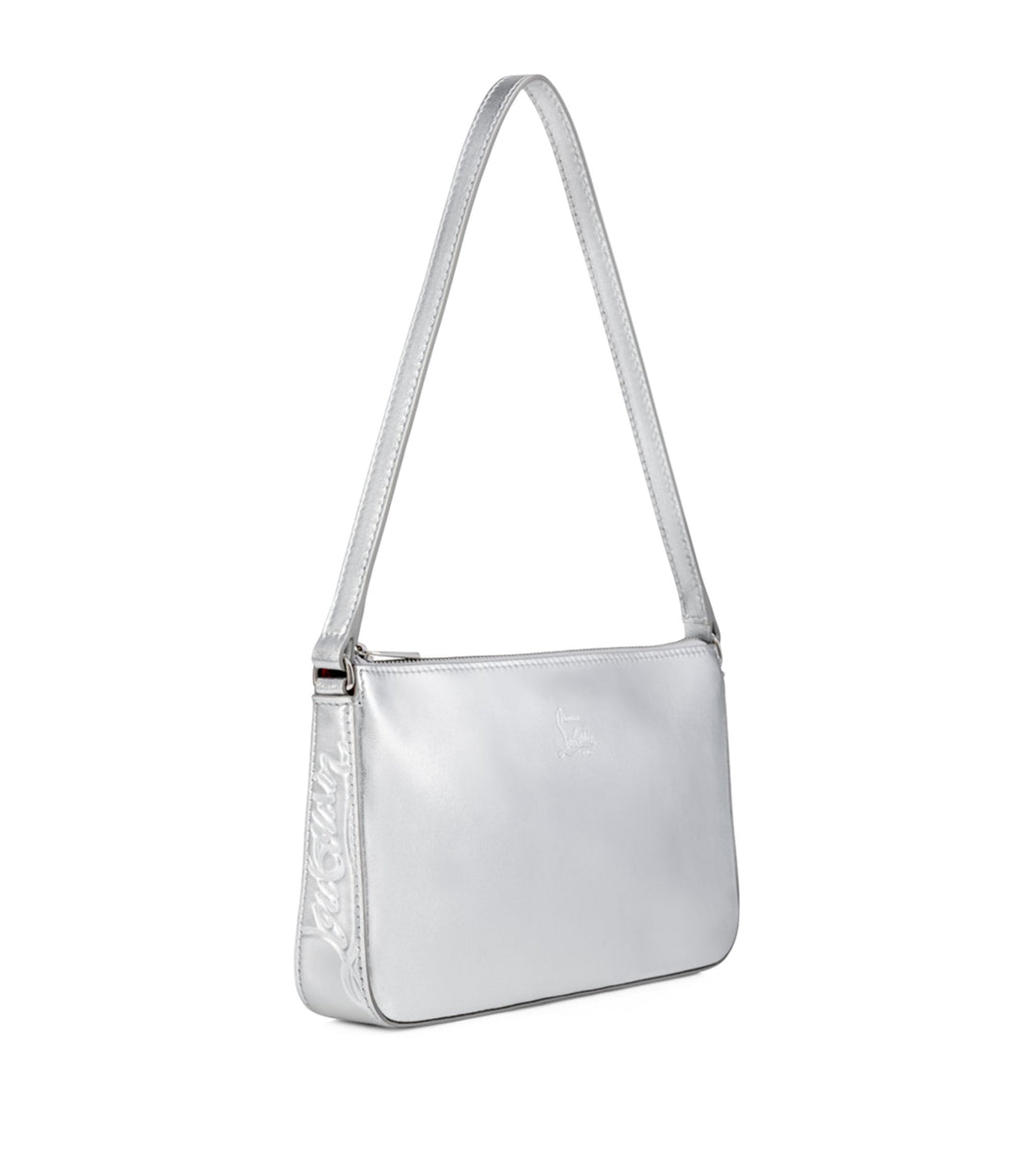 Christian Louboutin Women Loubila Laminated Leather Shoulder Bag