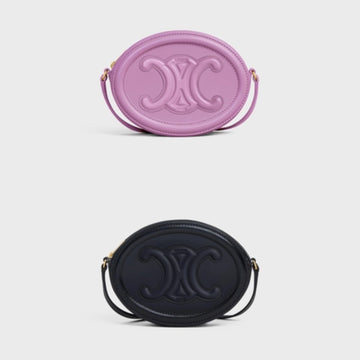OVAL SHOULDER BAG IN TRIOMPHE