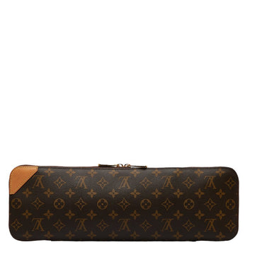 Louis Vuitton Monogram Etui 5 Cravat Cravat Closet M47535 Brown PVC Leather Men LOUIS VUITTON