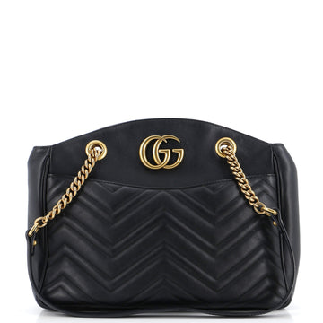 GG Marmont Chain Tote Matelasse Leather Medium