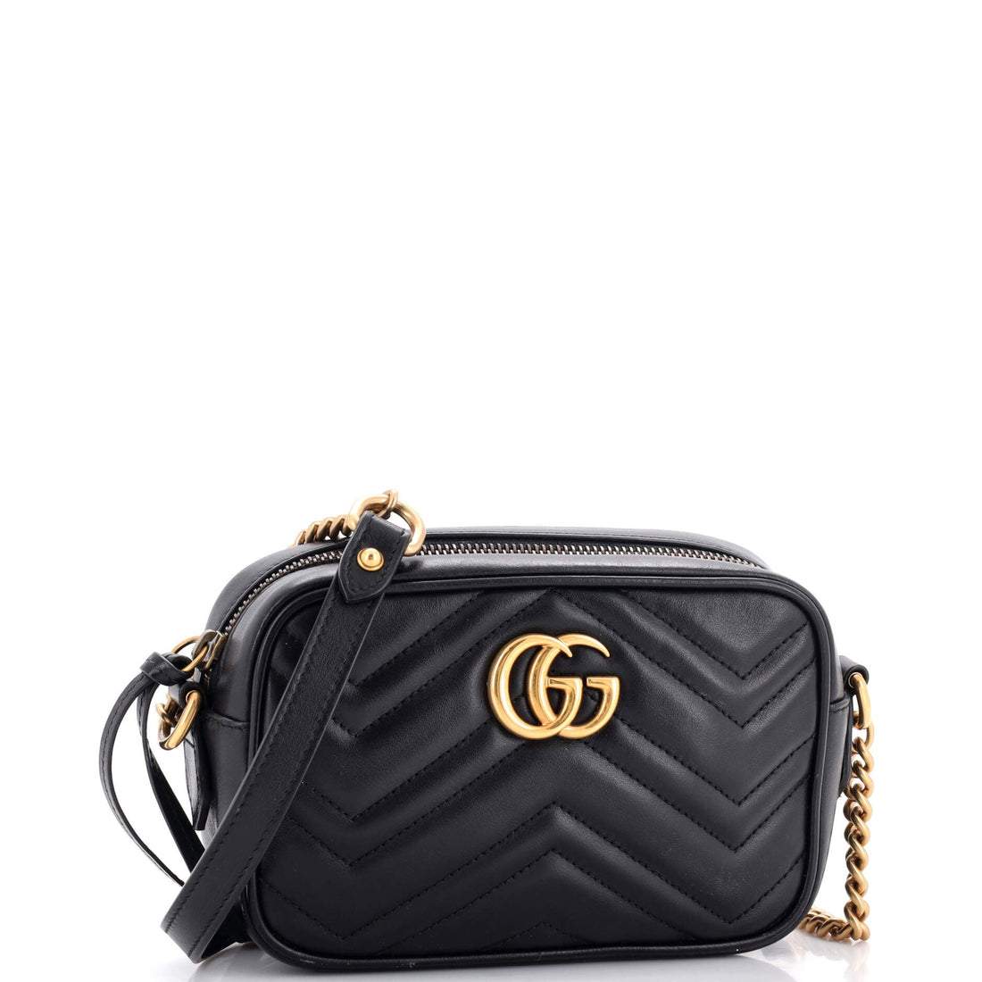 GG Marmont Shoulder Bag Mixed Matelasse Leather Mini