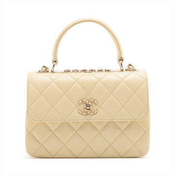 Chanel Matrasse  2WAY Handbag Yellow G