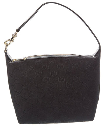 Gucci GG Canvas & Leather Shoulder Bag