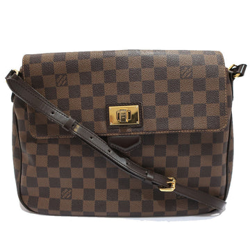 Louis Vuitton Buzz Rose Berry N41178 Damiet Shoulder Bag Brown G   Women Only