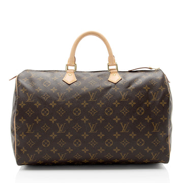 Louis Vuitton Monogram Canvas Speedy 40 Satchel