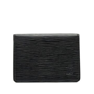 Louis Vuitton Epic Port 2 Cult Vertical Card Case M63202 Noir Black Leather  Louis Vuitton