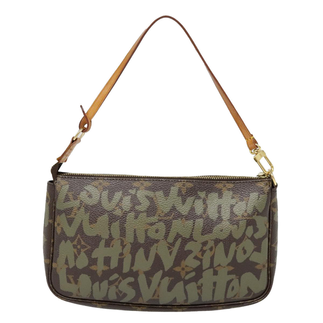Louis Vuitton Pochette Accessoire  Canvas Clutch Bag ()