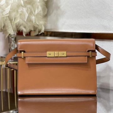 Makersluxe - MANHATTAN SHOULDER BAG IN BOX BRICK