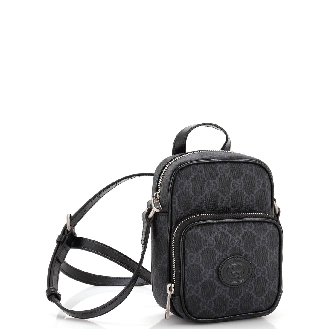 Neo Vintage Top Handle Crossbody Bag GG Coated Canvas Mini