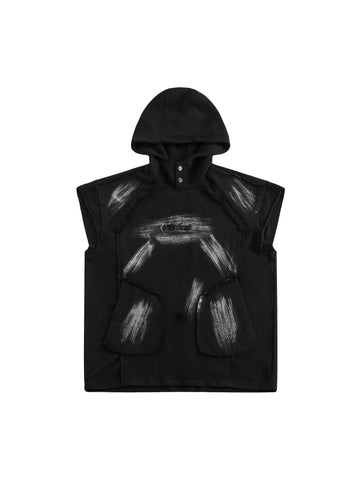 Makersluxe High Street Casual Sleeveless Hoodie