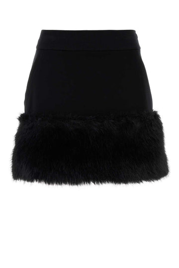 PRADA Chic Cotton Blend Mini Skirt for Women