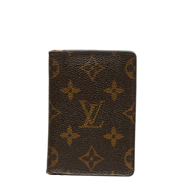 Louis Vuitton Monogram Organizer Du Posch Card Case M61732 Brown PVC Leather  Louis Vuitton