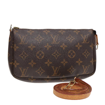 Louis Vuitton Pochette Accessoire  Canvas Clutch Bag ()
