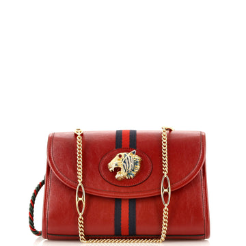 Rajah Web Chain Shoulder Bag Leather Small