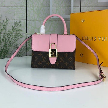 Makersluxe - Locky Bb Lona Monogram Bag Pink