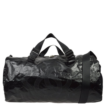 Chanel 2006-2008 Sports Line Black Vinyl Boston 55
