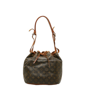 Louis Vuitton Noé Petit in Monogram M42226 Brown PVC Leather