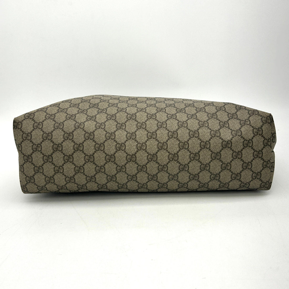 GUCCI GG Plus Monogram Medium Signature Web Loop Tote Brown LA16560