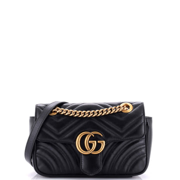 GG Marmont Flap Bag Matelasse Leather Mini