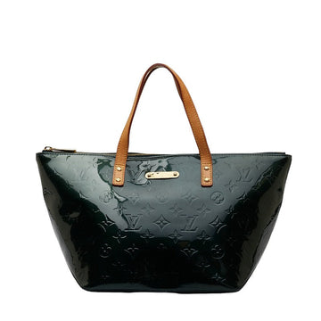 Louis Vuitton Monogram Verney Belvue PM Handbag M93671 Blue New Green Patent Leather  Louis Vuitton
