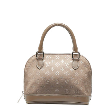 Louis Vuitton Monogram Saten Little Alma Handbag Mini Bag M92147 Brown Leather  Louis Vuitton