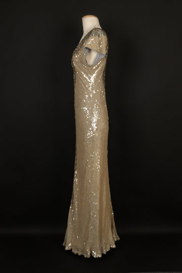 Robe à paillettes Jenny Packham
