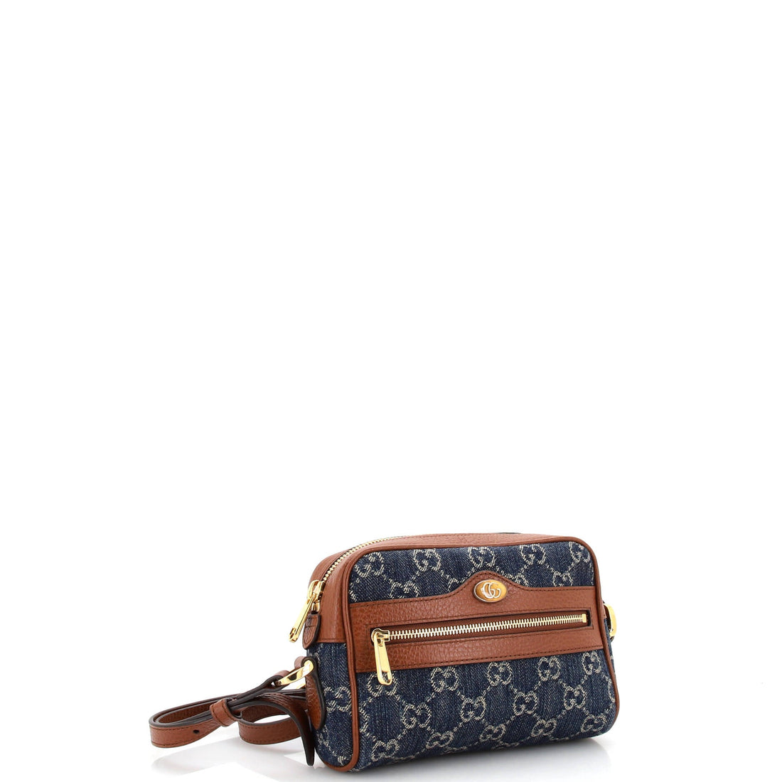 Ophidia Shoulder Bag GG Denim Mini