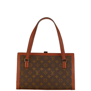 Louis Vuitton Monogram Bag Beauvoir Handbag 167 Brown PVC Leather  Louis Vuitton