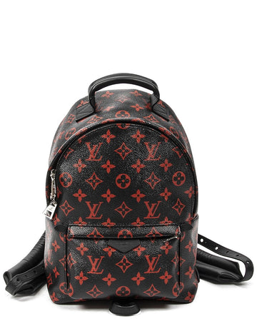 Louis Vuitton Black & Red Monogram Enfra Canvas Palm Springs (