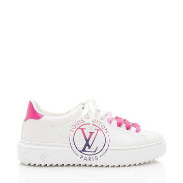 Louis Vuitton Leather Monogram Time Out Sneakers